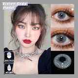 1pair Colored Contact Lenses Bueatiful Pupil Color Circle Lens Natural Coloured Contacts