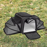 Pet Carrier Bag Foldable Small Dog Charter Carrying Cat Out Bag Expansion Pet Bag Mesh Breathable Expansion Foldable Handheld C