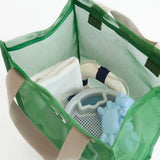 Popxstar  Travel Mesh Handbag Multifunctional Storage Bag with Handle Capacity Hollow Bags Breathable Clothes Toys Organizer Tote Bag