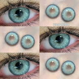 Popxstar Pink Eye Color Lenses Myopia Color Contact Lenses for Eyes 2pcs/pair Natural Lenses Pupils Brown Blue Grey Fashion Lens