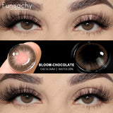 Popxstar  1 pair Colored Lens Natural Korean Contact Lenses Grey Eyes Pupils Cosmetics Fashion Soft Contacts Lens Makeup Lenses