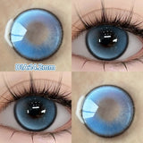 Popxstar  2pcs Myopia Color Contact Lenses for Eyes with Prescription Beauty Pupils Makeup Eye Color Lenses Fashion Blue Lenses