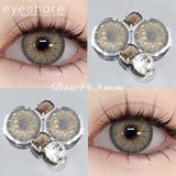 1 Pair Color Contact Lenses for Eyes Color Eye Lens Brown Eye Lenses  Gray Pupils Lens Yearly Black Contacts