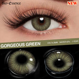 Popxstar New Arrival Bio-essence 1 Pair Gray Lenses for Eyes Color Contacts Lens Fashion Makeup Lenses Blue Pupils for Natural Eyes