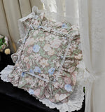 1 Piece Decorative Pillowcases Ruffle Design Pillow Cover Rustic Lace Pillowcase Bed Princess Throw Pillow Case