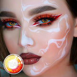Cosplay Contact lenses Cosmetics Colored Contact Lenses Makeup Cosplay Red Lenses White Lenses Big Eyes Blue Contact Lense