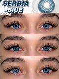 Popxstar  Big Diameter Black Lenses 14.5mm Lenses Colored Contact Lenses for Eyes Big Eye Lenses Natural Look Brown Lenses