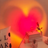 Popxstar LED Heart Shaped Indoor Ambient Light for Home Decoration, Living Room, Christmas Decoration, Desk, Wall Decoration, Party