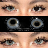 Popxstar Colored Contacts Lenses Natual Pupils for Eyes Natural Look Eye Contacts Grey Fashion Lenses Beauty Green Eye Color Lens