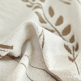 Stretch Shaped Sofa Protector for Living Room Semi-Circular Curved Couch Cover Soft Leaves Sectional Jacquard Sofa Slipcover