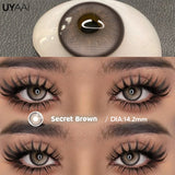 NEW Colored Contact Lenses Gray Pupils Natural Look Fashion Women Green Contact Lenses Brown Contact Lenses High Quality