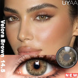 1Pair NEW Color Contact Lenses For Eyes Beauty Pupils Natural Pupils Brown Contact Lenses Soft Colorful Cosmetics Gray Len