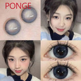 Popxstar Coslens Women Men Color Anime Accessories Glasses 14.20mm Soft Contact Lens for Eyes Cosmetic  линзы для глаз цветные Ponge