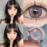 Popxstar  Color Contact Lenses With Degree Pink Pupils Beautiful Contact Korean Lenses Makeup Yearly Use 2pcs/pair Fast Shipping