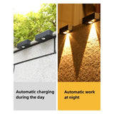 Popxstar LED Solar Garden Lights Super Bright Waterproof Solar Powered Lamps Balcony Stairs Street Lighting Outdoor Sunlight led Lights