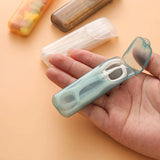 Popxstar  Mini Toothpick Storage Boxes Toothpick Holder with Lid Home Kitchen Dining Table Hotel Restaurant Portable Small Toothpick Case