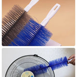 Popxstar Fan Brush Dust Removal Tool Microfibre Duster Dust Remover Cleanning Brush For Air-conditioner Furniture Shutter Home Car Cleane