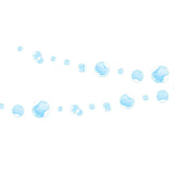 Popxstar  2m Bubbles Circle Garland Banner Under The Sea Themed Party Decor Starfish Jellyfish Wall Hanging Mermaid Birthday Supplies