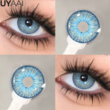 Popxstar  Contact lenses Makeup Color Contacts Lens Colorcon Water Light Cosmetics Blue Eyes Lens Beauty Green Pupils Fashion Eyes