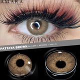 Popxstar  Natural Color Lens Eyes 2pcs Color Contact Lenses For Eyes Beauty Contact Lenses Eye Cosmetic Color Lens Eyes