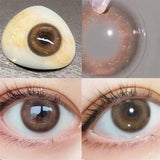 Popxstar 2Pieces Color Contact Lenses Bling Pupil Beauty Cosplay Color Circle Lens Yearly Galaxy Colour Contacts with Box
