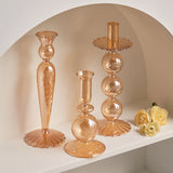 Popxstar Home Decor Candle Holders Glass Vase Wedding Decoration Candlestick Christmas Decoration Home Decoration Accessories
