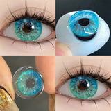 2pcs Diamond Cosplay Nightclub Party Contact Lenses Luxury Softlens 14.2mm