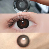 Popxstar 1 Pair Colorcon Korean Lenses Colored Contact Lenses for Eyes Green Eye Lenses Fashion Lenses Brown Contact