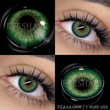 Yearly Use black Color Contact Lenses Cosmetic Natural Contact Lenses Soft Eye Lenses Beauty Pupils 1 Pair 14.2mm