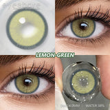 Natural Colored Contact Lenses Blue Eye Contacts Gray Beauty Pupils Brown Eye Lenses Yearly Green Color Eyes Contacts