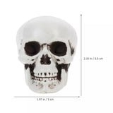 10Pcs Halloween Mini Skeleton Head Table Decor Terrifying Skull Heads Scary Props Halloween Decor Props Skulls Decoration