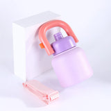 Dopamine Hand-held Kettle 316 Stainless Steel Children's Insulated Cup with Straw Large Capacity Cartoon Big-bellied Cup