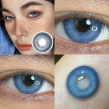 Popxstar 2pair/pcs Natural Lenses Contact Lenses for Eyes Beauty 10 Tone Natural Pupil Eye Color lens Yearly Use 14.2/14.5mm