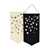 Popxstar Hot Sales Badge Storage Display Clothe Hanging Wall Triangle Flag Brooch Board Large Brooch Storage Commemorative Box Pin Gift C