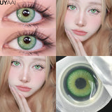 Popxstar Halloween Cosplay Color Contact Lenses Cosplay Lens Anime Red Lenses Girl Tears Graduated Colored Lenses Makeup Eye Len