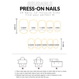 Popxstar  Blush Pink False Nails 24Pcs Short Round Head Press On Nails Floral Printed Summer DIY Manicure Full Cover Acrylic Fake Nails