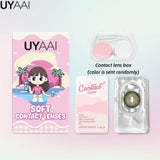 Popxstar 2025 New Fashion Color Contact Lenses for Eyes Green Colorful Makeup High level of comfort Yearly 2pcs/pair