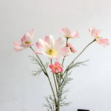 Popxstar spring decor Chamomiles Silk Artificial Flower 60cm Daisy White Fake Flowers Room Wedding Home Table Decorations Party Diy Bouquet Gifts 1PCs