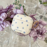 Popxstar Spring Fresh Blue Flower INS Soft Case for Apple AirPods 4 Protection Cover for AirPods Pro 2 3nd Generation Earphone Cases