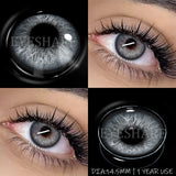 Yearly Use black Color Contact Lenses Cosmetic Natural Contact Lenses Soft Eye Lenses Beauty Pupils 1 Pair 14.2mm