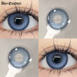 Popxstar 1 Pair Korean Lenses Colored Contact Lenses with Degree Myopia Lenses Gray Lenses Graduated Contact Lenses Natural