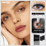 Popxstar  new product 1 pair of AURORA color contact lenses, comfortable glasses yearly use