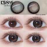 Popxstar  1 Pair Natural Colored Lenses for Eyes withchron baby Black Eyes Contacts Lens Beauty Pupil Yearly Use Fast Shipping