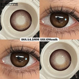 Color Contact Eye Color Lenses Makeup Natural Black Lens Cosmetics Blue Eyes Lenses Woman Makeup Brown Beauty Contacts