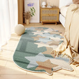 Popxstar Shaped Bedroom Carpet Comfortable Soft Modern Home Decoration Aesthetics Cloud Balcony Rug Corridor Rug