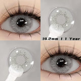 Popxstar 2pcs Natural Color Contact Lenses for Eyes Gray Lenses Colorcont Korean Lenses Yearly Beauty Brown Eye Contacts Lens