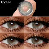 Color Contact Beauty Green Contact Lenses for Eyes Natural Lenses Blue Contacts for Women Eyes Makeup Gray/Brown Fashion