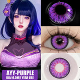 Popxstar  2pcsCosplay Anime Eyes Lenses for Eyes Makeup Sharingan Beauty Contact Lenses Eye Cosmetic Color Lens Eyes