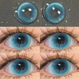 2PCS Korea Color Contact Lenses Blue Green Beauty Pupil Natural With diopter Makeup Fashion Grey Black Lens Free Delivery