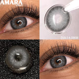 Popxstar  1 Pair soft Lenses Colored Contact Beauty Colored Pupils Green Contact Lenses Natural Look Lenses Women Brown Pupils